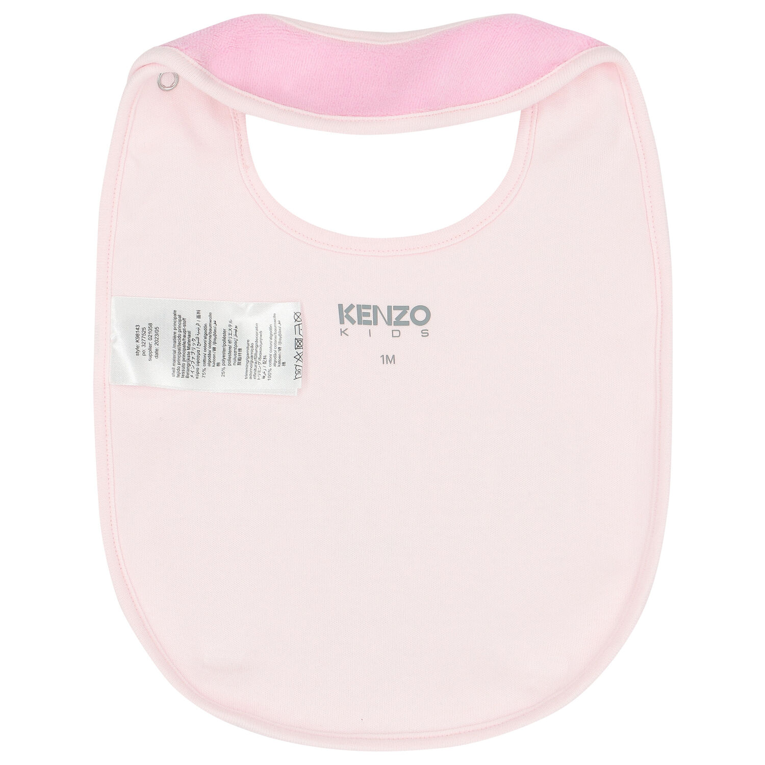 Baby Girls Pink Logo & Animals Babygrows Gift Set, 2, hi-res